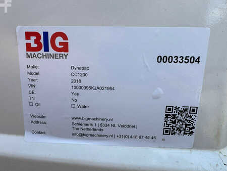 Walce gładkie 2018 Dynapac CC1200 - 289 hours (23)