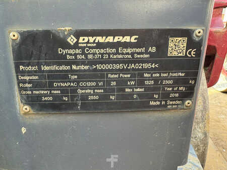 Walce gładkie 2018 Dynapac CC1200 - 289 hours (24)