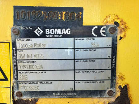 Tandemwalze 2013 BOMAG BW141AD-5 (28)