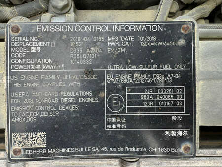 Koparki gąsienicowe 2018 Liebherr R946 LC Hydraulic excavator (22)