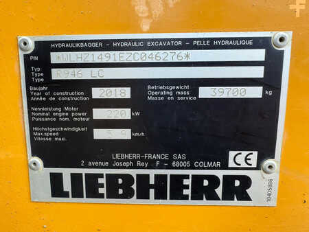 Koparki gąsienicowe 2018 Liebherr R946 LC Hydraulic excavator (29)