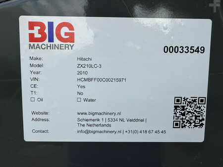 Kettenbagger 2010 Hitachi ZX210LC-3 (34)