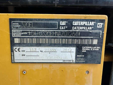 Beltegraver 2014 Caterpillar 320EL (35)