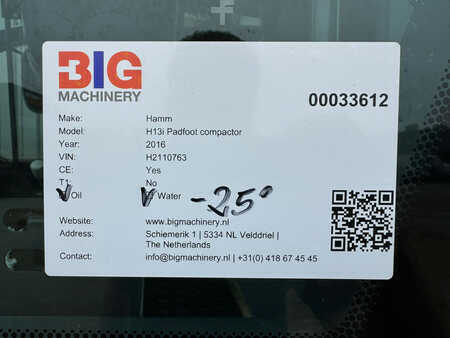 Sheepsfoot rollers 2016 Hamm H13i Padfoot compactor (28)