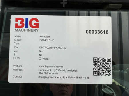 Escavadora de rastos 2015 Komatsu PC240LC-10 (35)