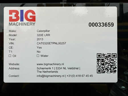 Beltegraver 2013 Caterpillar 320E LRR (34)
