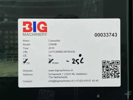 Single drum compactors 2018 Caterpillar CS66B (31)