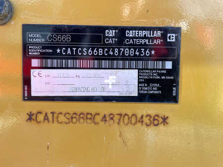 Single drum compactors 2018 Caterpillar CS66B (32)