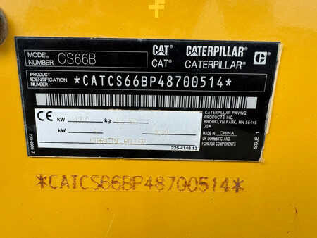 Single drum compactors 2019 Caterpillar CS66B (16)