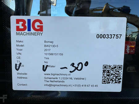 Compacteur monocylindre 2017 BOMAG BW213D-5 (32)