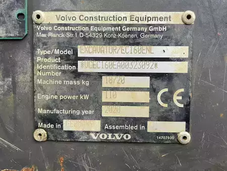 Beltegraver 2020 Volvo EC160ENL (33)
