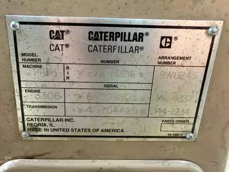 Równiarki 1998 Caterpillar 140H (32)