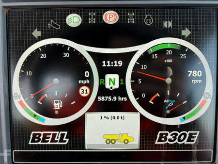 Knickgelenkte Muldenkipper/Dumper 2019 Bell B30E (21)