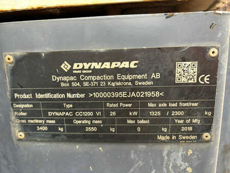 Tandem hengerek 2018 Dynapac CC1200 (25)