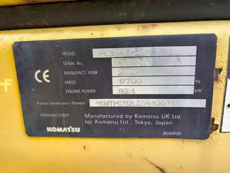 Telakaivinkoneet  2004 Komatsu PC180LC-7K (30)