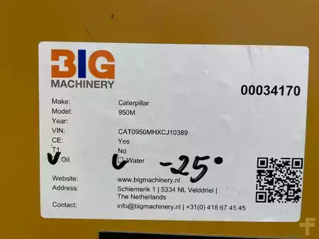 Ładowarki kołowe 2019 Caterpillar 950M (33)