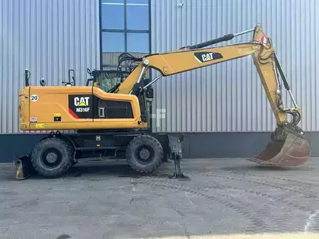 Korečková rýpadla 2017 Caterpillar M316F Mobile excavator (4)