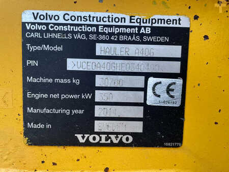 Zalomené klouby-dampry  2014 Volvo A40G (3)