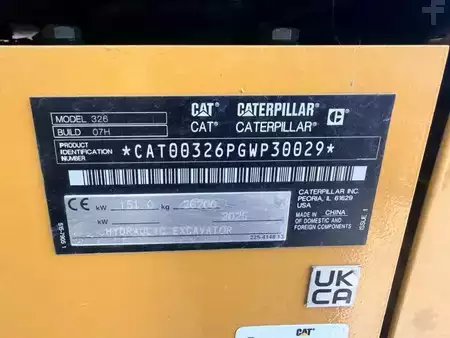 Hydraulic Excavators 2025 Caterpillar 326 07H SLR - 18m Super Long Reach (9)