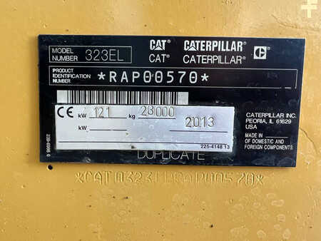 Koparki gąsienicowe 2013 Caterpillar 323E L (10)