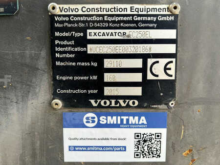 Korečková rýpadla 2015 Volvo EC250E L (5)
