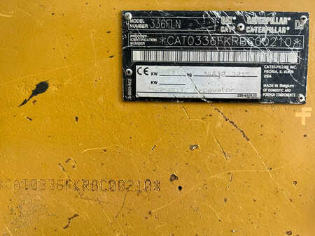 Escavadora de rastos 2015 Caterpillar 336F LN (11)