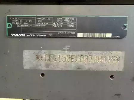 Excavadoras de ruedas 2016 Volvo EWR150E - Stabilizers (9)