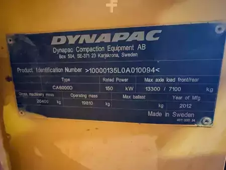 Tiejyrät 2012 Dynapac CA6000D (7)