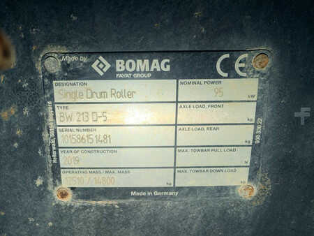 Enkelt tromlekomprimator 2019 BOMAG BW213D-5 (4)
