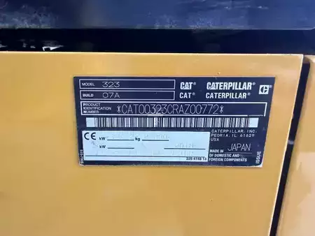 Beltegraver 2018 Caterpillar 323 07A (7)