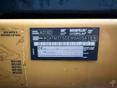 Mobilní bagry 2011 Caterpillar M316D (7)