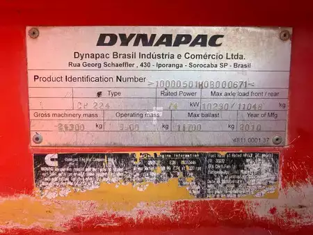 Rolos de borracha 2010 Dynapac CP224 (15)