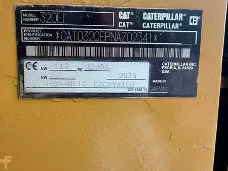 Rupsgraafmachines 2015 Caterpillar 320E L (7)