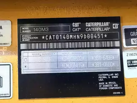 Motoniveladoras 2015 Caterpillar 140M3 (14)