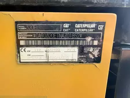Pelles sur chenilles 2015 Caterpillar 320E L (34)