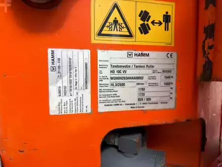 Compacteur tandem 2020 Hamm HD10C (14)