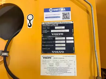 Carregadeira de rodas 2005 Volvo L150E (7)