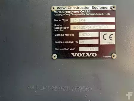 Excavadoras de cadenas 2010 Volvo ECR145CL VA (12)