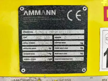 Rulli Compattatori montamburo 2014 Ammann ASC150D (8)