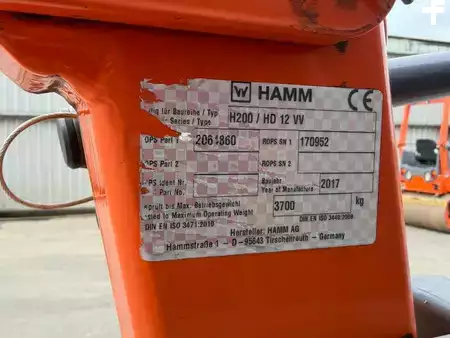 Walce gładkie 2017 Hamm HD12 VV (21)