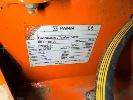 Walce gładkie 2016 Hamm HD+ 110i (9)