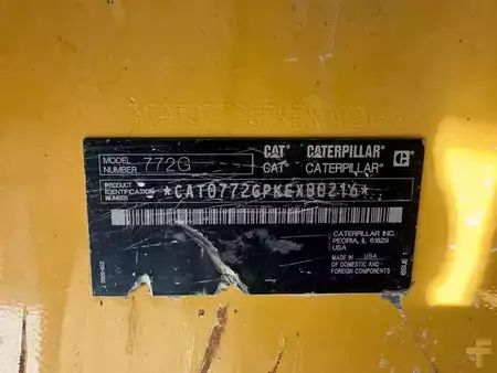 Dumper 2016 Caterpillar 772G - Excellent condition! (16)