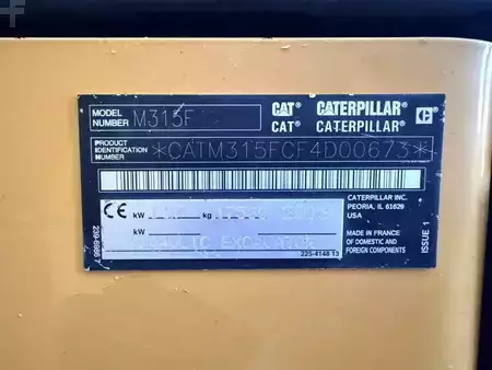 Mobilbagger 2018 Caterpillar M315F (9)