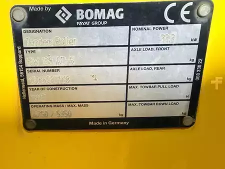 Tandemruller 2017 BOMAG BW 138 (8)