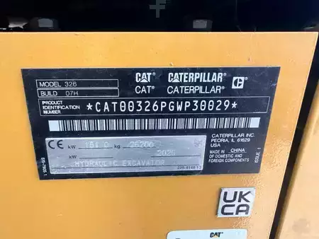 Hydraulic Excavators 2025 Caterpillar 326 07H SLR - 18m Super Long Reach (11)