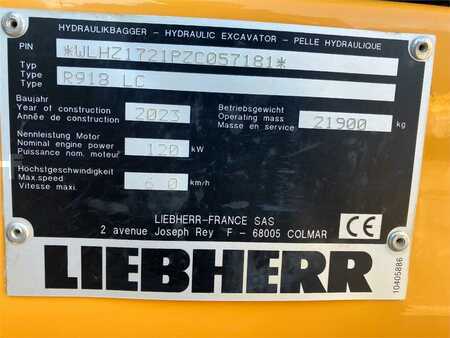 Bæltegraver 2023 Liebherr R918 (2)