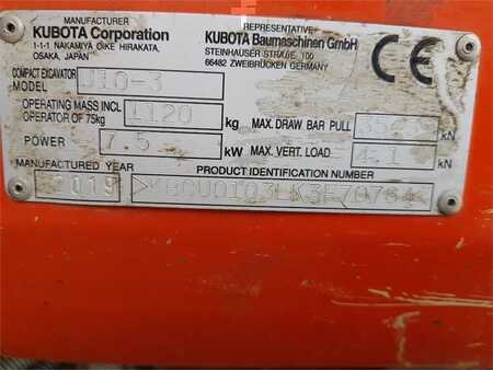 Minigraafmachines 2020 Kubota U10-3 Elektro (6)
