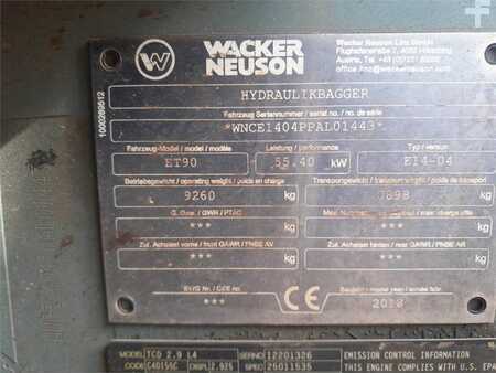 Minigrävare 2018 Wacker Neuson ET90 (2)