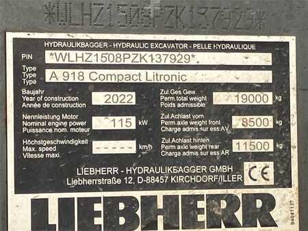 Mobil gravemaskin 2022 Liebherr A918 Compact (7)