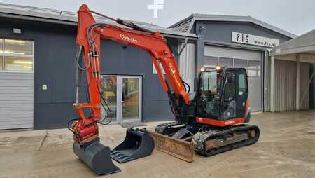 Minibagger 2014 Kubota KX080-4 - POWERTILT - 2X BUCKETS - AIR CONDITION (1)